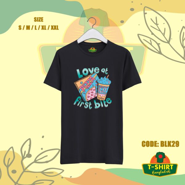 Love at Pizza First Bite T-shirt